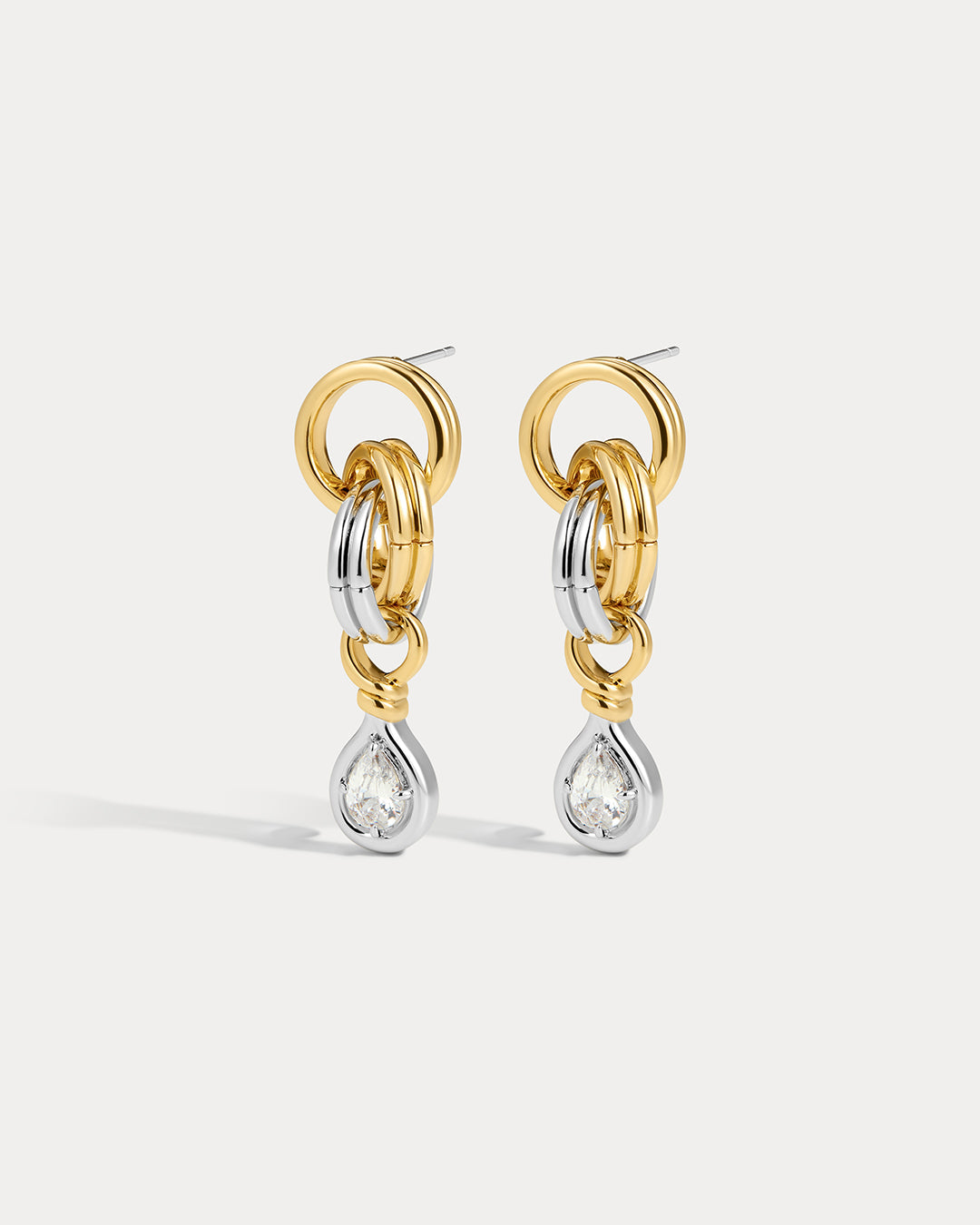 Georgia Stone Twisted Studs - Gold - Earrings