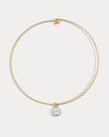 Marais Pendant Wire Necklace - Gold