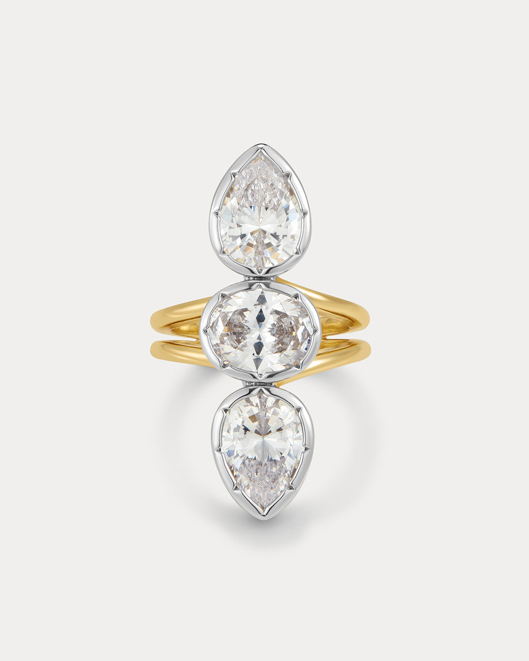 Marais Triple Statement Ring - Gold
