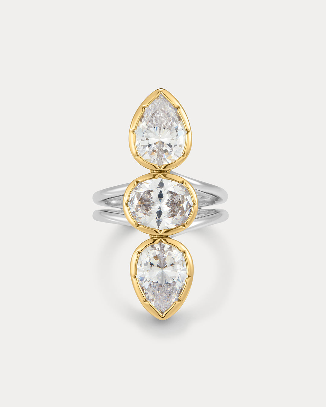 Marais Triple Statement Ring - Silver