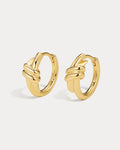 Margaux Knot Hoops - Gold