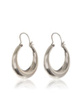 Martina Tube Hoops - Silver