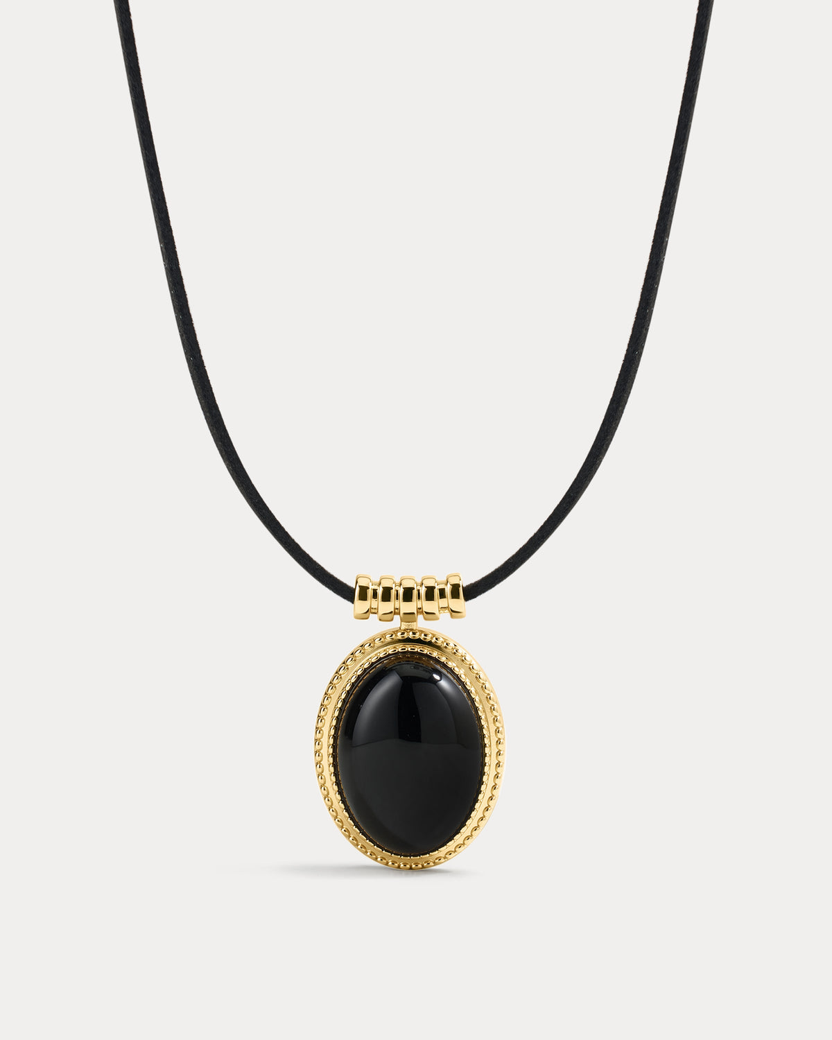 Midnight Mesa Cord Necklace - Gold