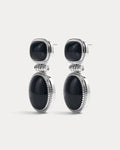 Midnight Mesa Drop Studs - Silver - Earrings