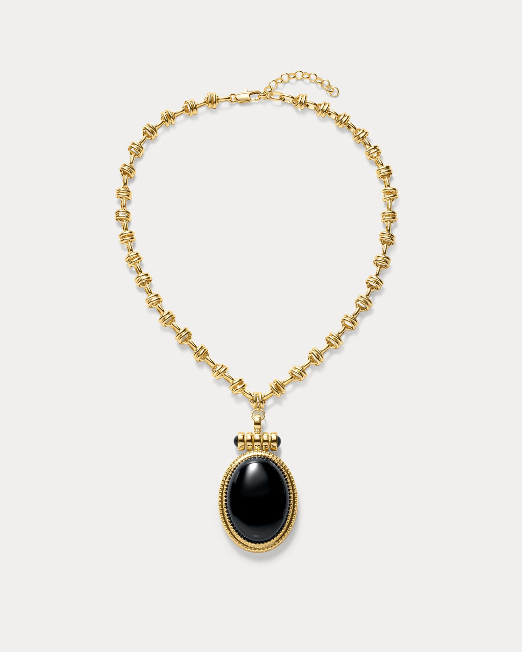Midnight Mesa Pendant Necklace - Gold