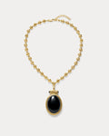Midnight Mesa Pendant Necklace - Gold