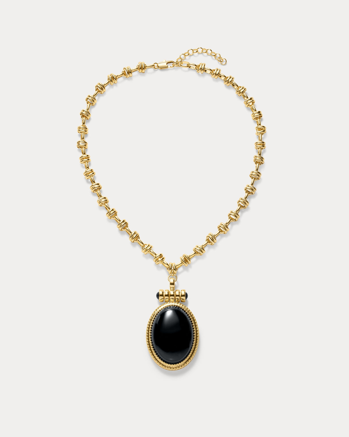 Midnight Mesa Pendant Necklace - Gold