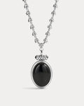 Midnight Mesa Pendant Necklace - Silver