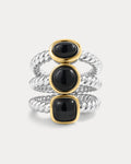 Midnight Mesa Ring Set - Silver