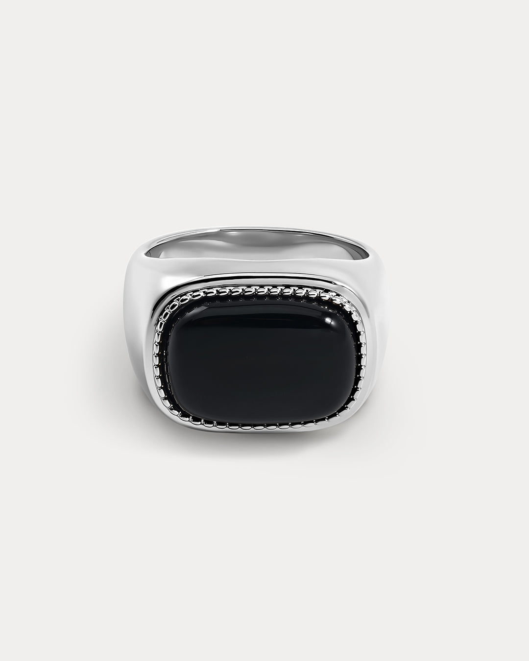 Midnight Mesa Signet Ring - Silver
