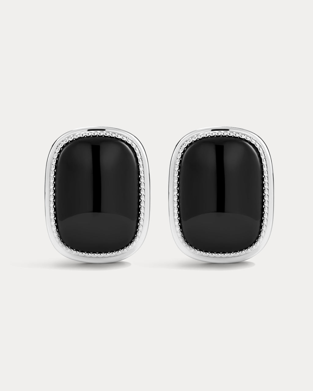 Midnight Mesa Statement Studs - Silver - Earrings