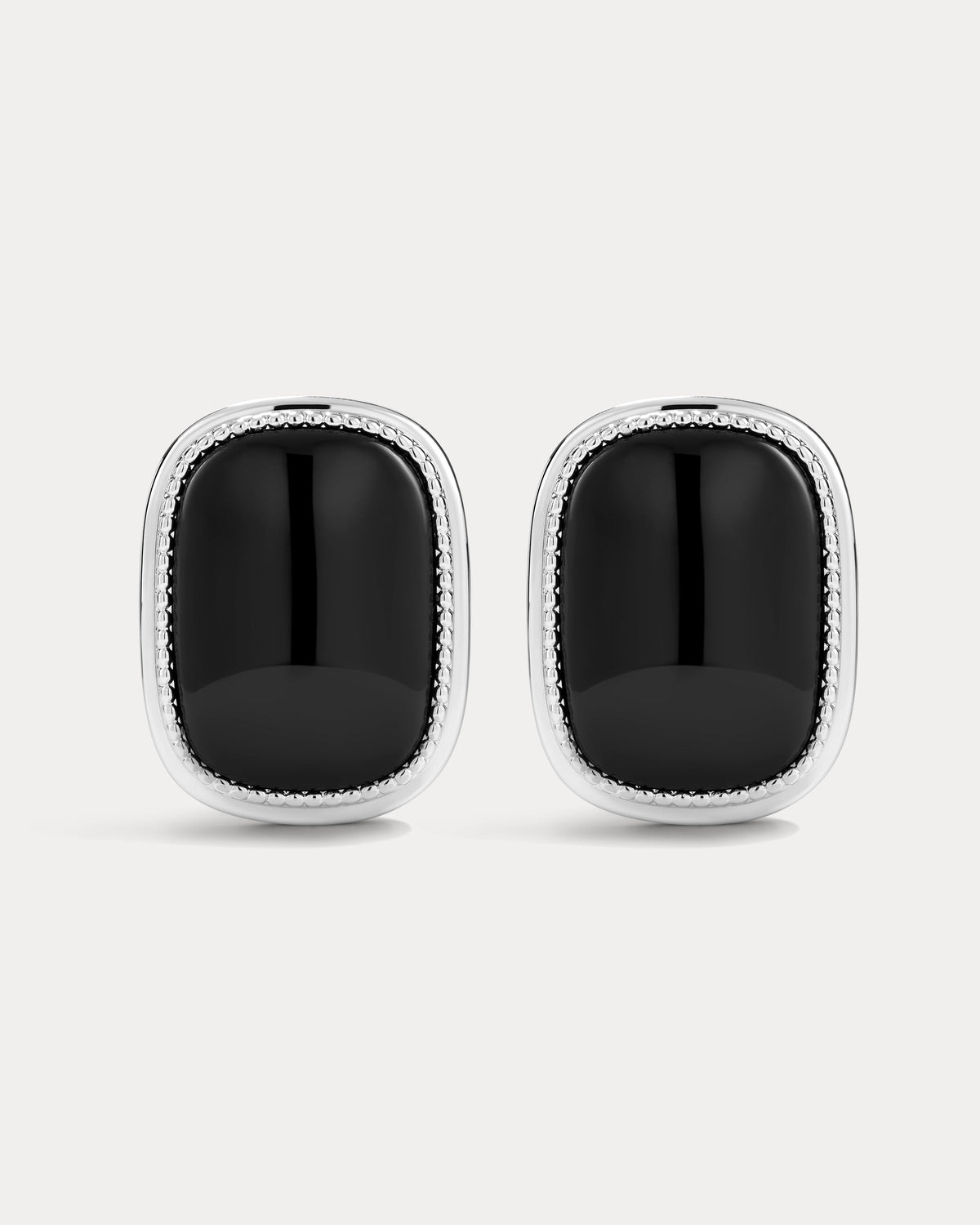 Midnight Mesa Statement Studs - Silver - Earrings