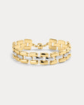 Noir Link Bracelet - Gold