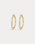 Palais Eternity Hoops - Gold