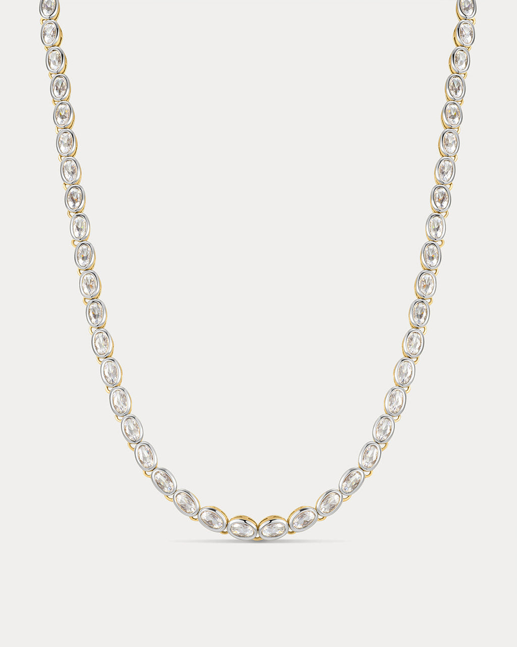 Palais Tennis Necklace - Silver