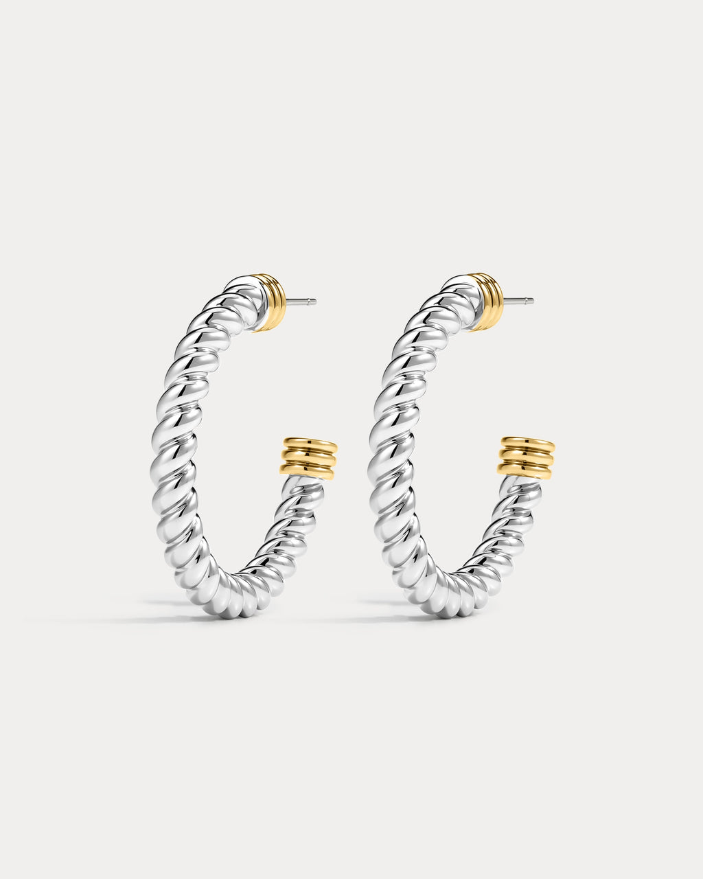 Sierra Rope Hoops - Silver
