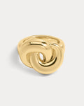 Solstice Knot Ring - Gold