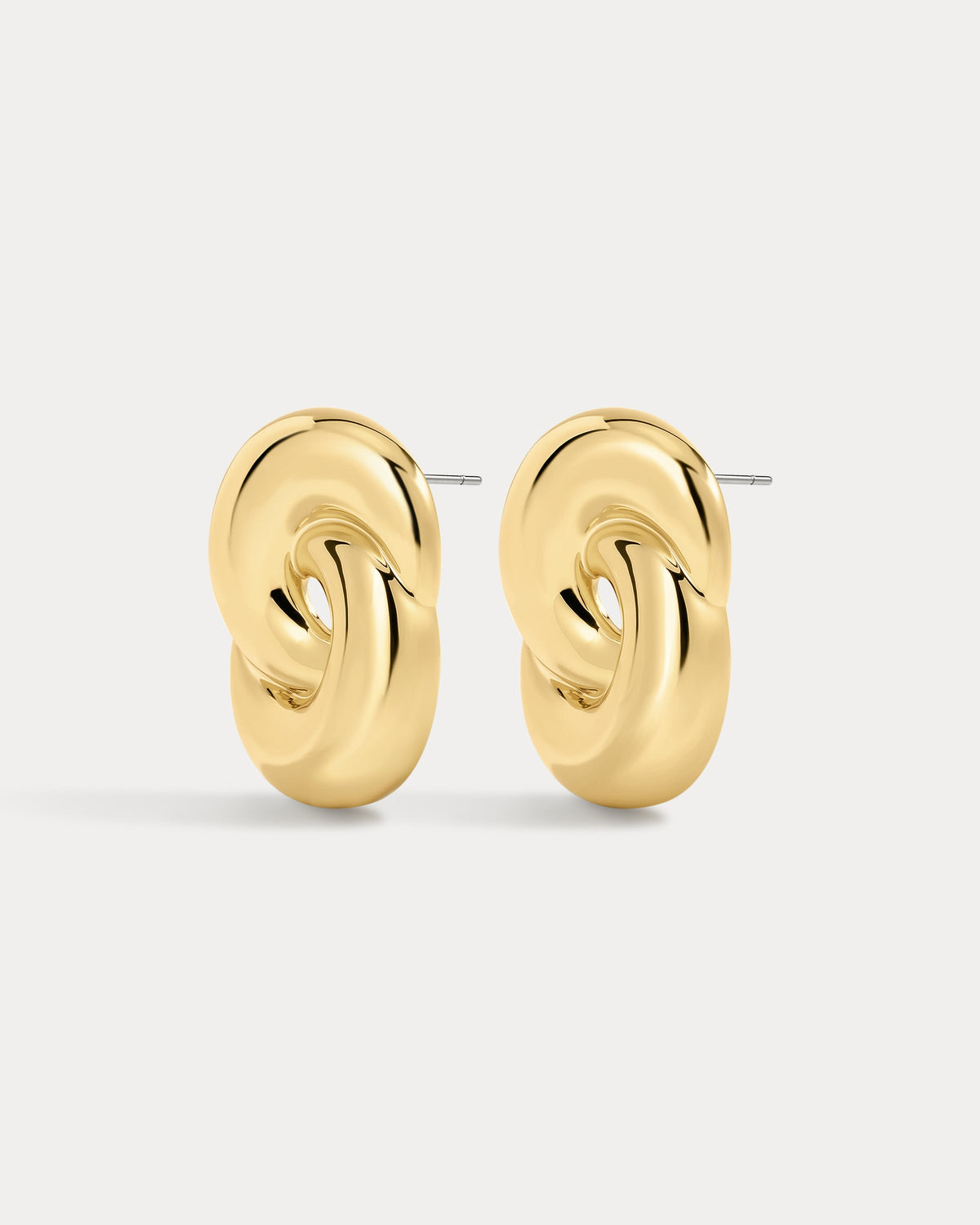 Solstice Knot Studs - Gold - Earrings