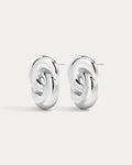 Solstice Knot Studs - Silver - Earrings