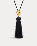 Solstice Knot Tassel Necklace - Gold