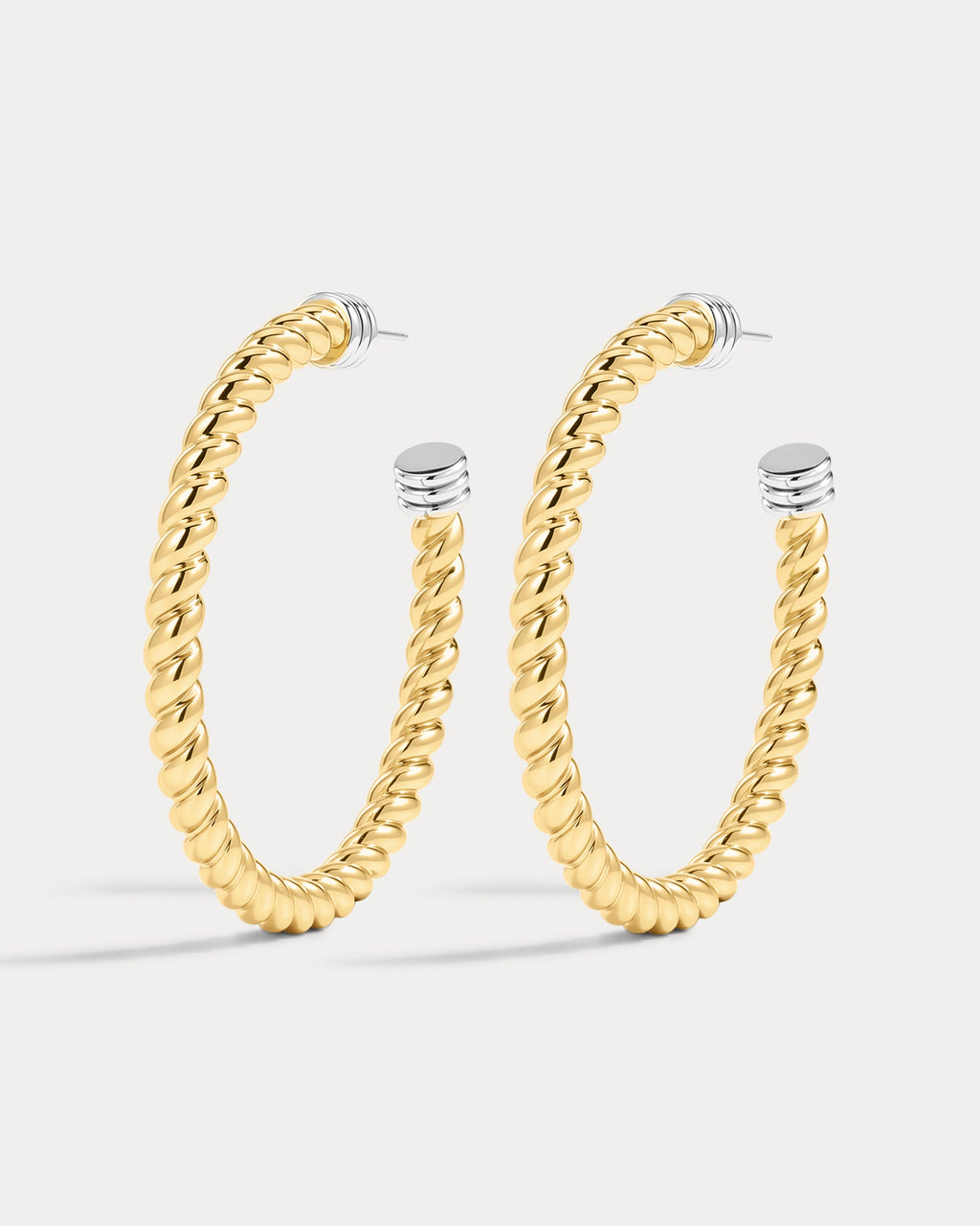 XL Sierra Rope Hoops - Gold