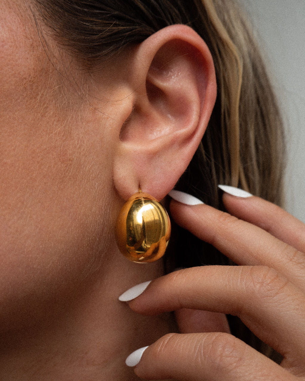 Lucia Hoops - Silver — set view