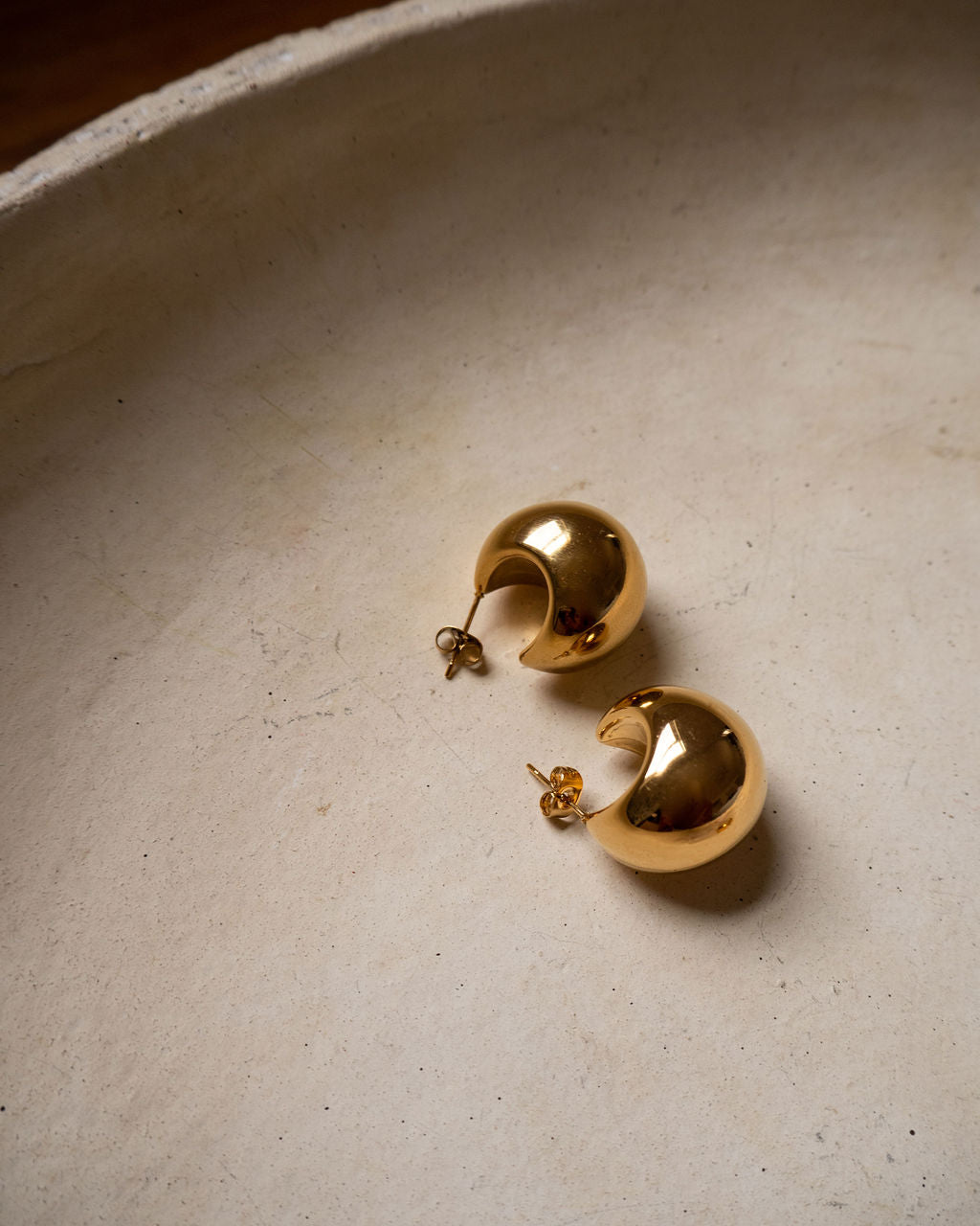 Lucia Hoops - Gold — set view