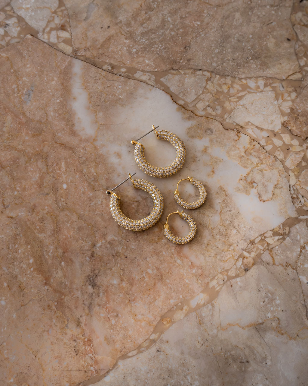 Pavé Amalfi Bundle - Earrings — set view