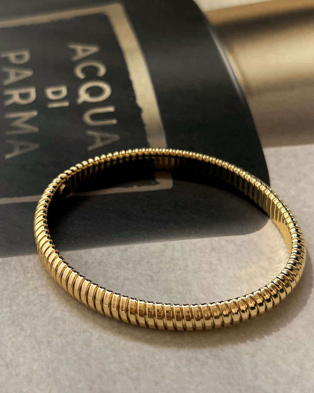 Flex Snake Chain Bracelet - Silver — another angle