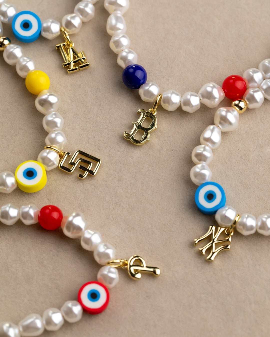 MLB Pearl Charm Necklace — alternate view 2