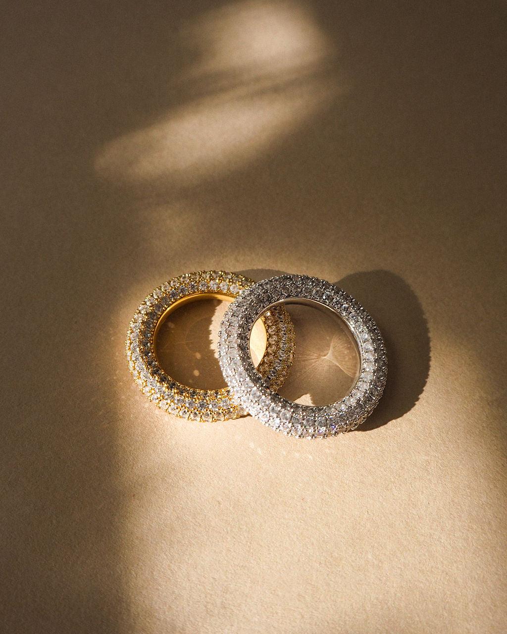 Pavé Amalfi Ring - Gold — another angle