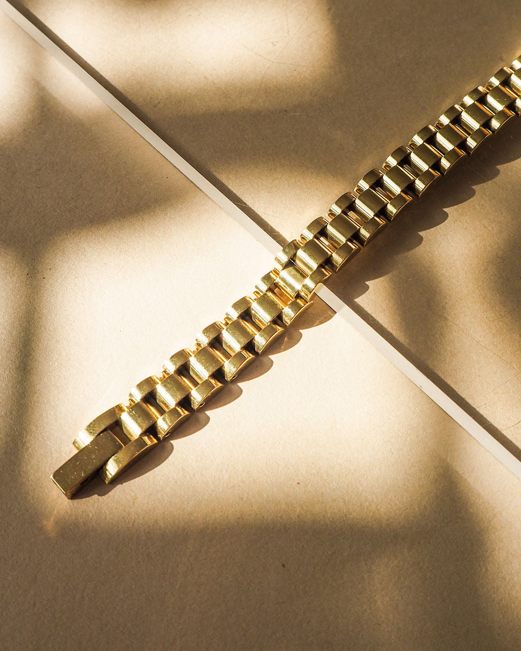 Timepiece Bracelet - Gold — another angle