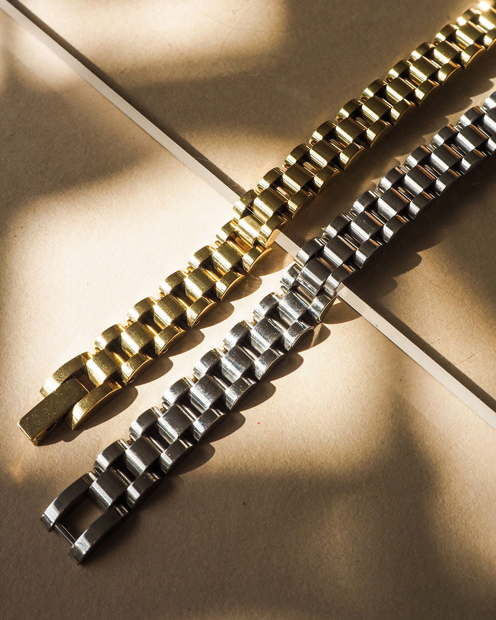 Timepiece Bracelet - Silver — detail view