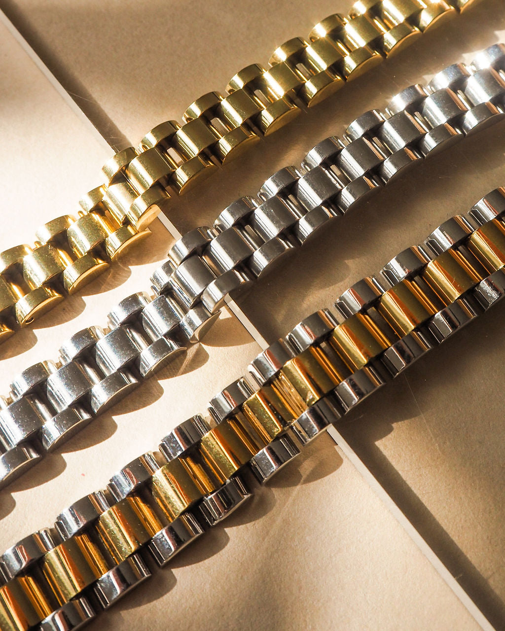 Two-toned Timepiece Bracelet — alternate angle 2