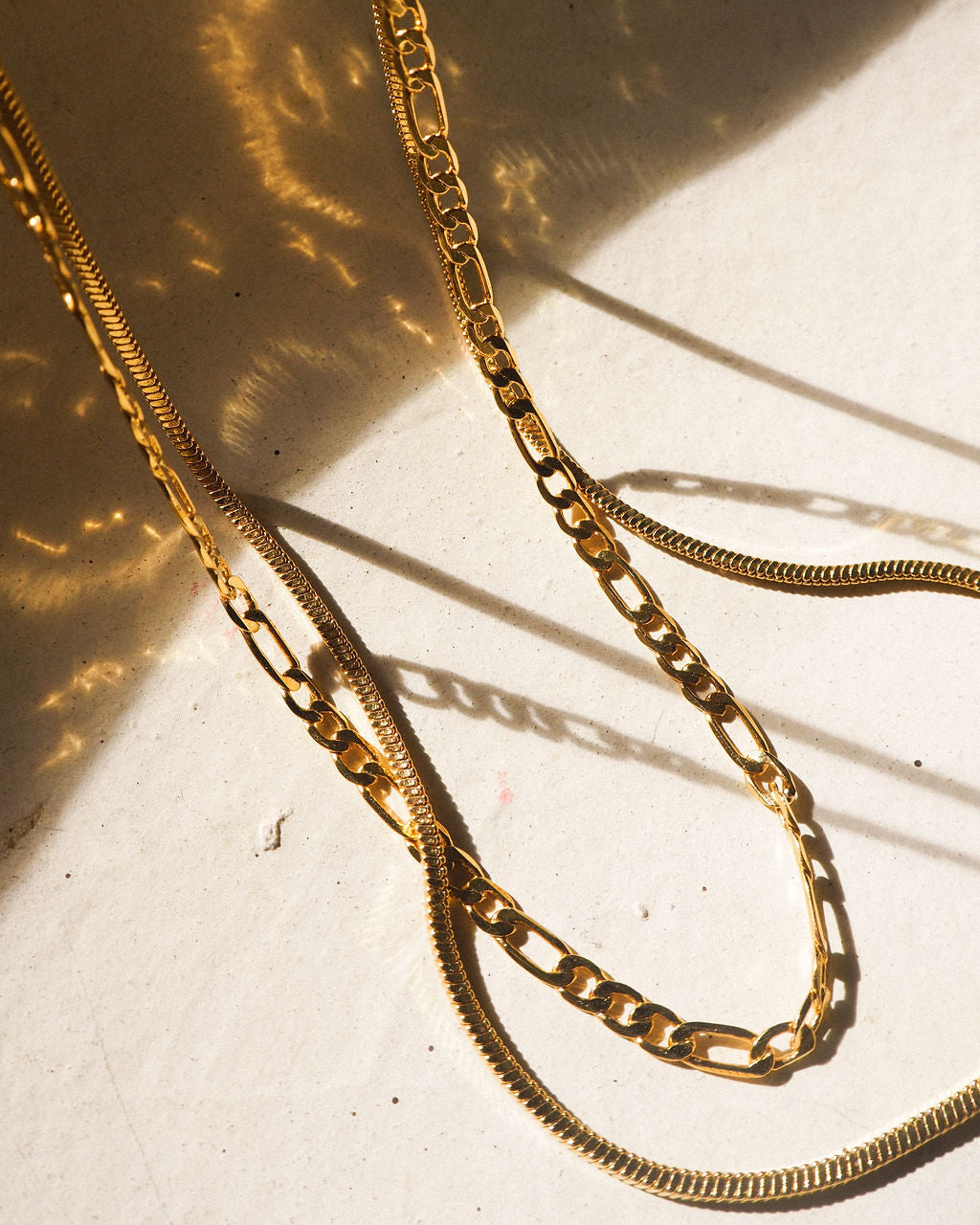 Cecilia Chain Necklace - Gold (Ships Mid October) — alternate angle