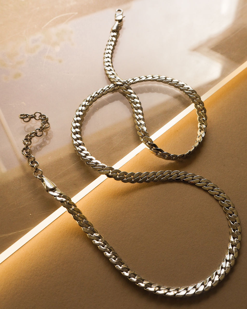 Ferrera Chain Necklace - Silver — alternate view 2