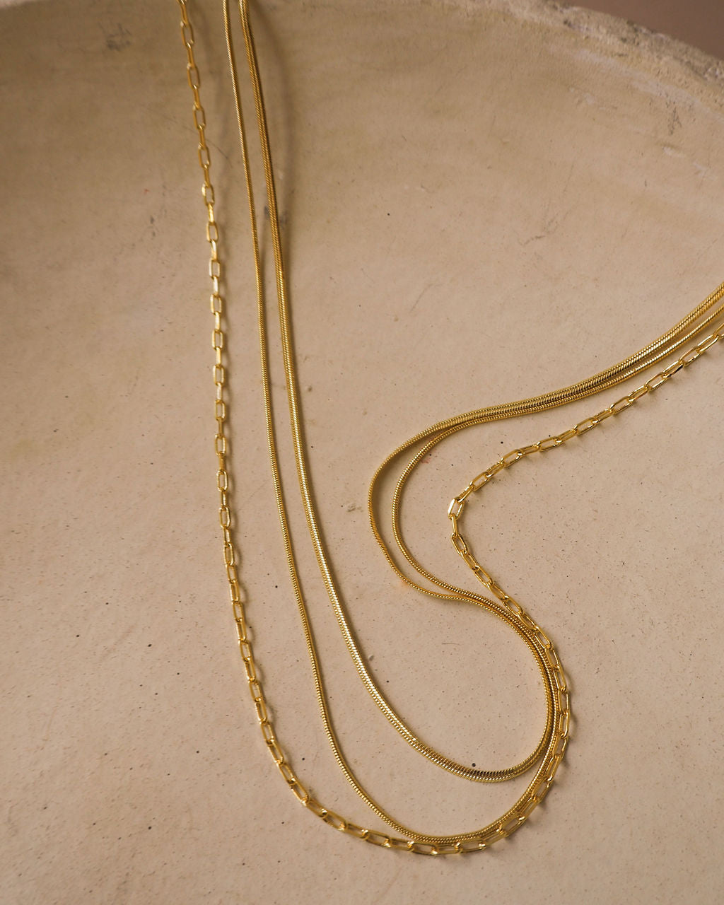Chandon Multi Chain Charm Necklace - Gold — alternate view