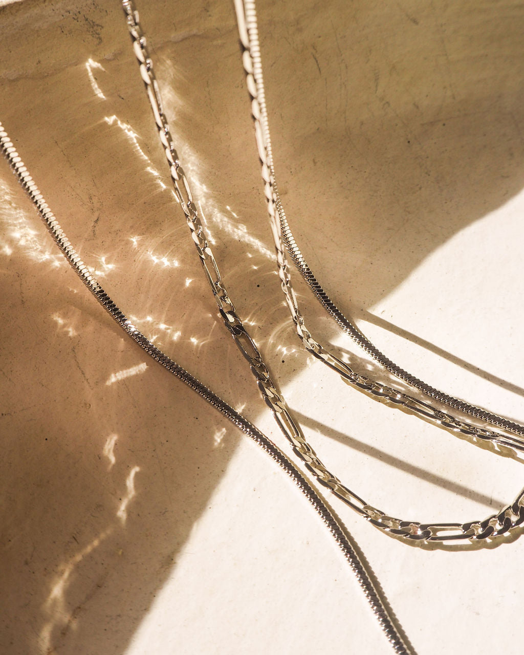 Cecilia Chain Necklace - Silver — alternate angle