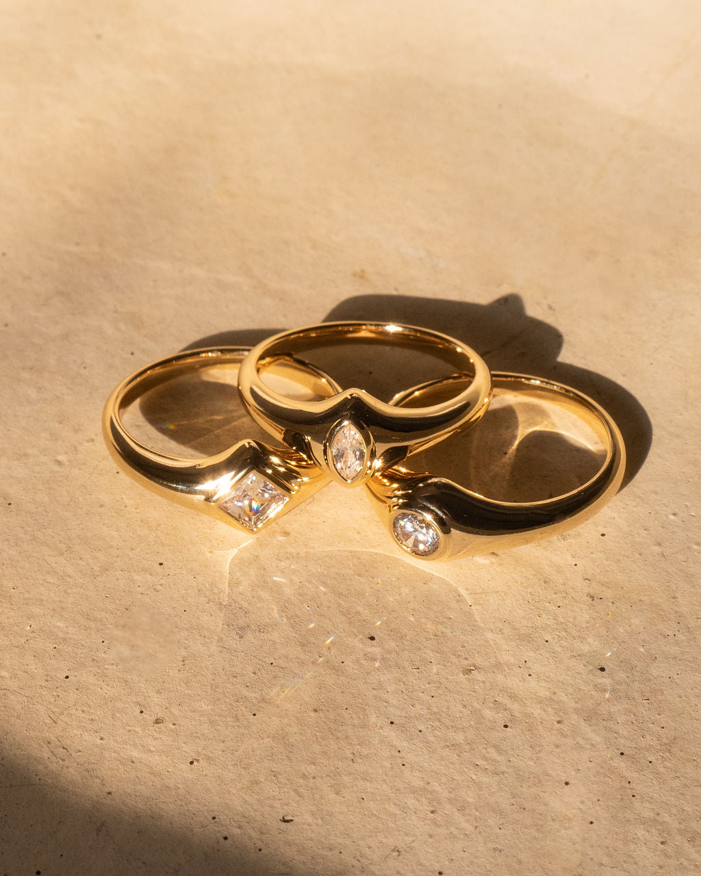 Bijoux Bezel Ring Set — alternate view 2