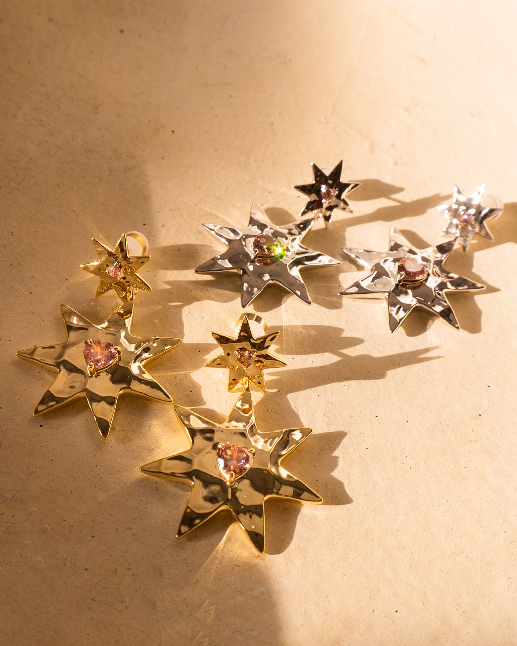 Starry Stud Statement Earrings — alternate view 2