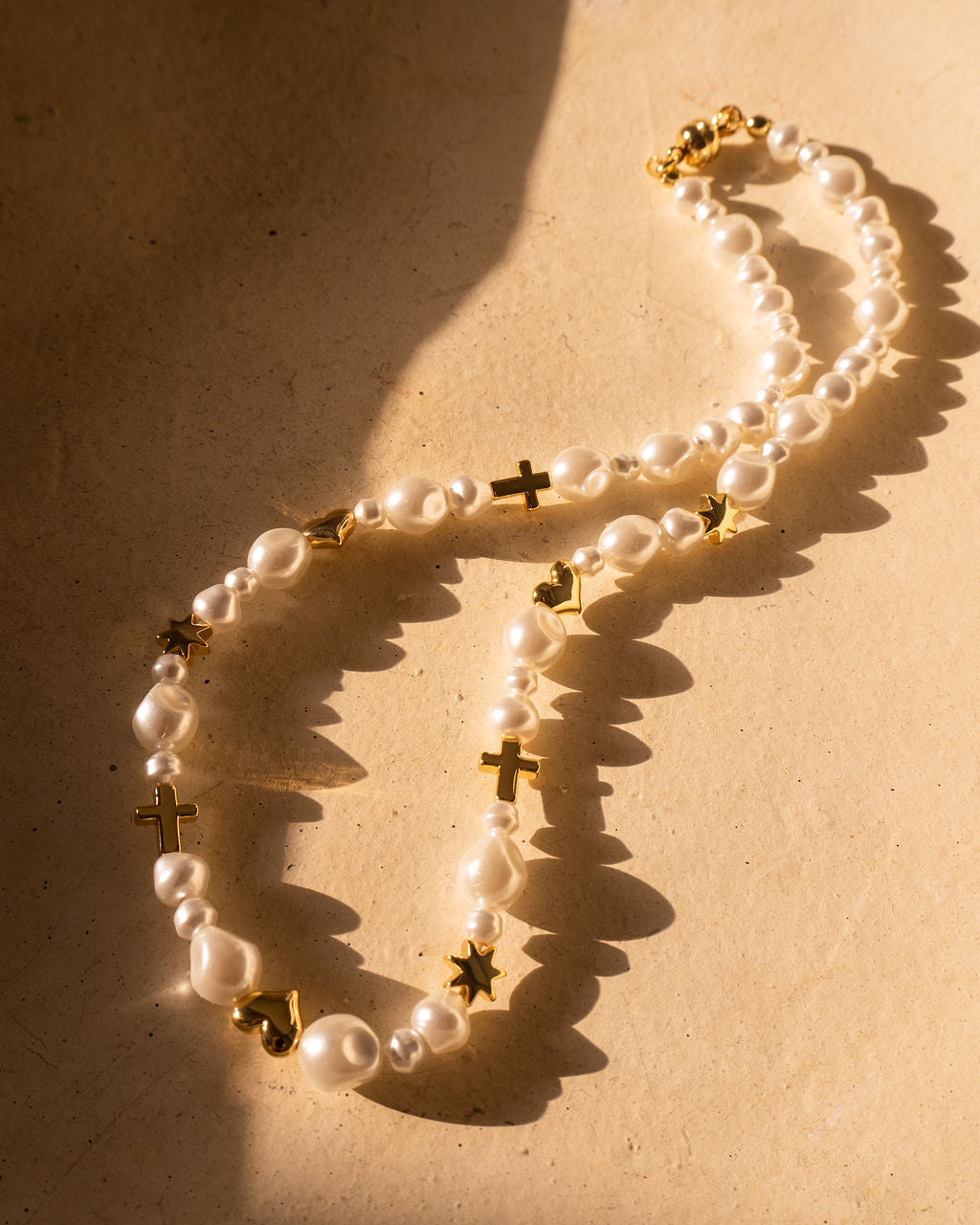 Etoile Pearl Stud Necklace — alternate view 2