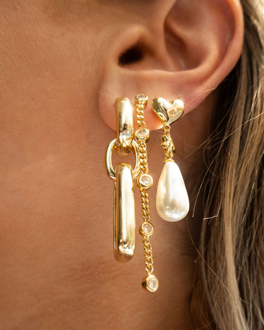 Pearl Star Studs - Earrings — alternate view 2