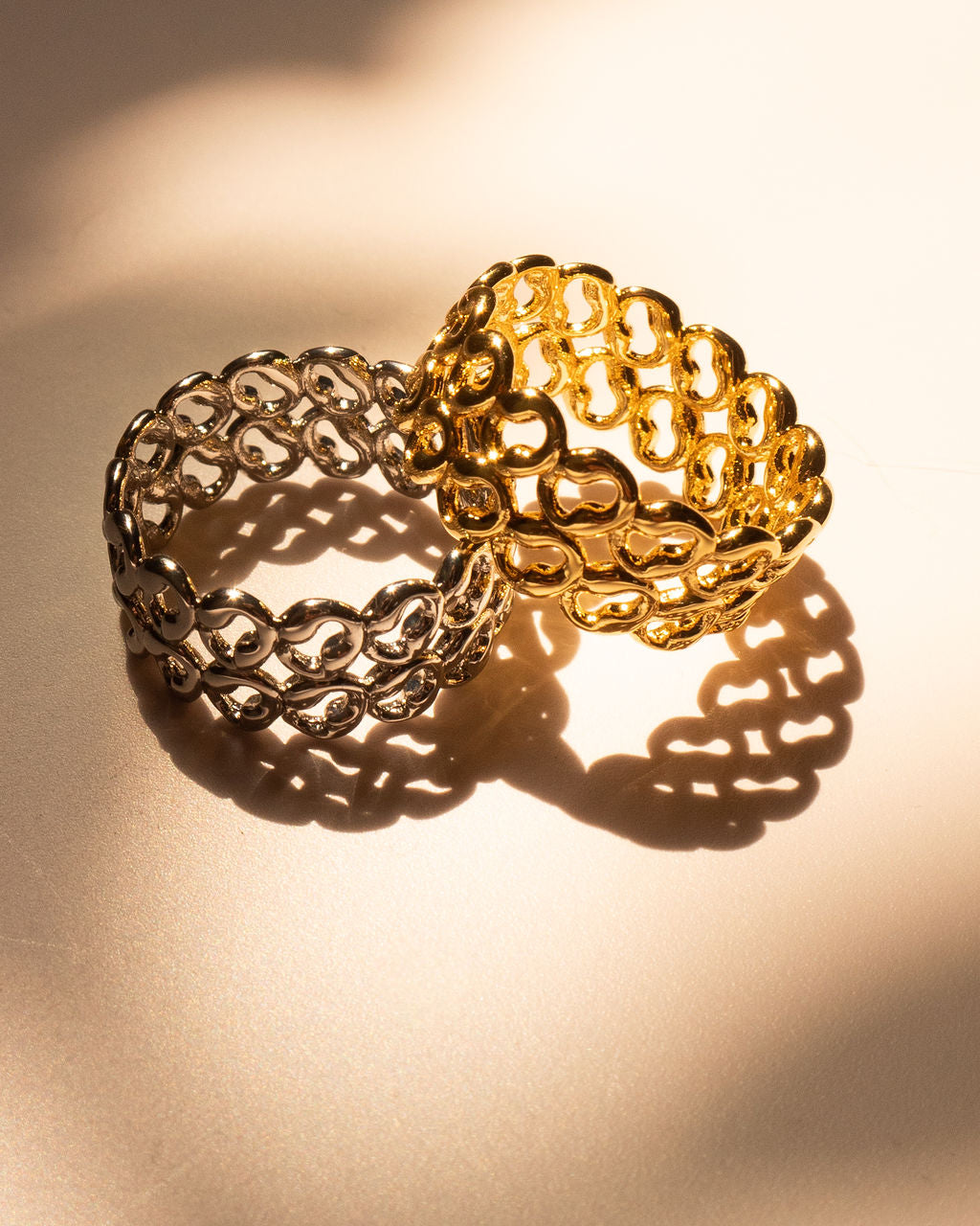 Metal Lace Ring — another angle 2