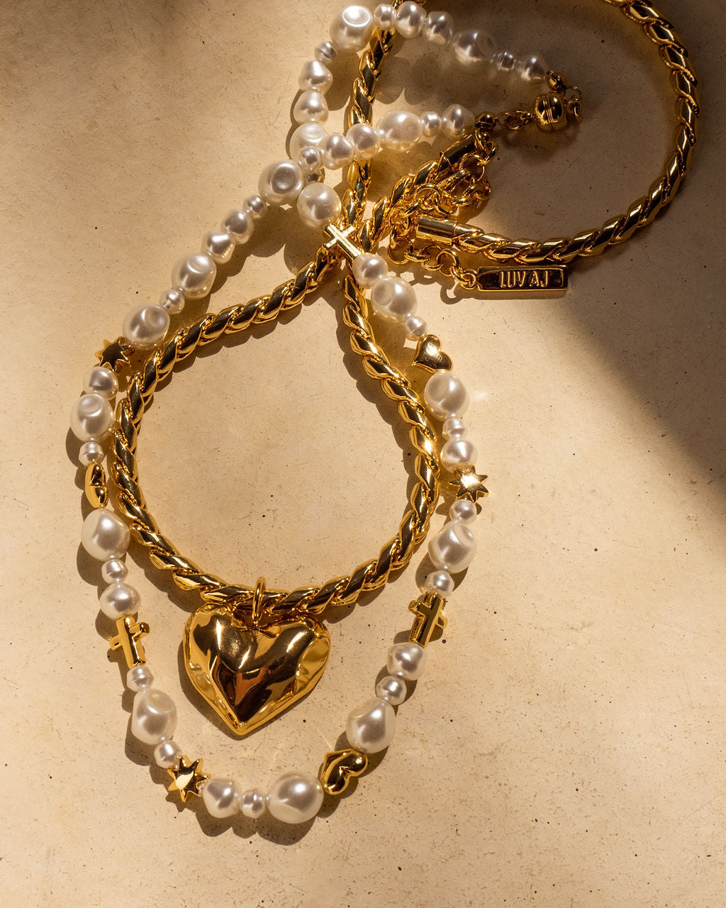 Molten Heart Statement Necklace — alternate view 2