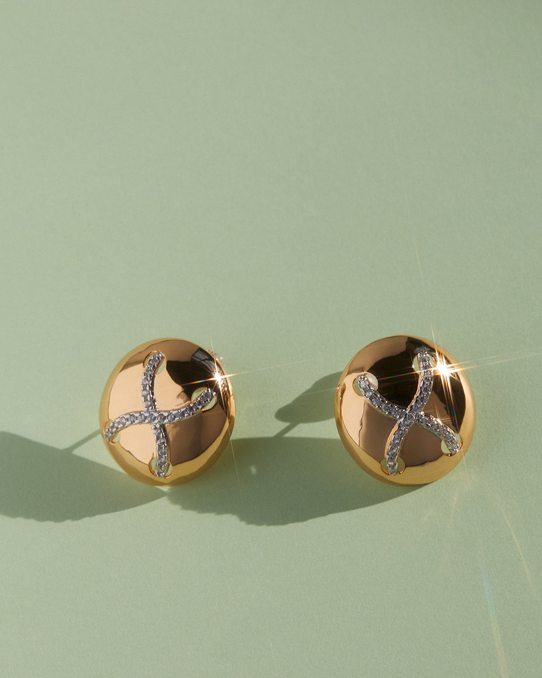 Mariner Cross Studs - Earrings — detail view