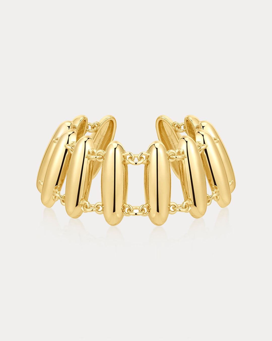 Milan Bead Stud Bracelet in Gold