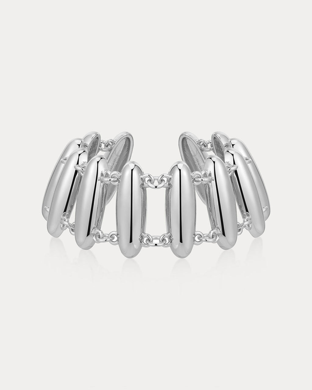 Milan Bead Stud Bracelet in Silver — alternate view