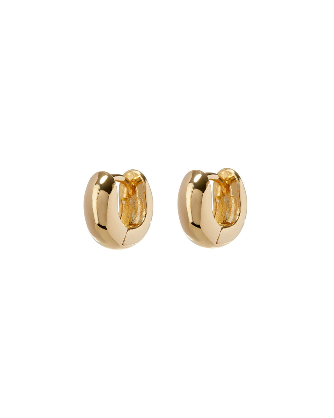 Mini Mirabella Huggies (9mm) - Gold - Earrings