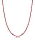 Mini Ballier Necklace - Pink - Gold