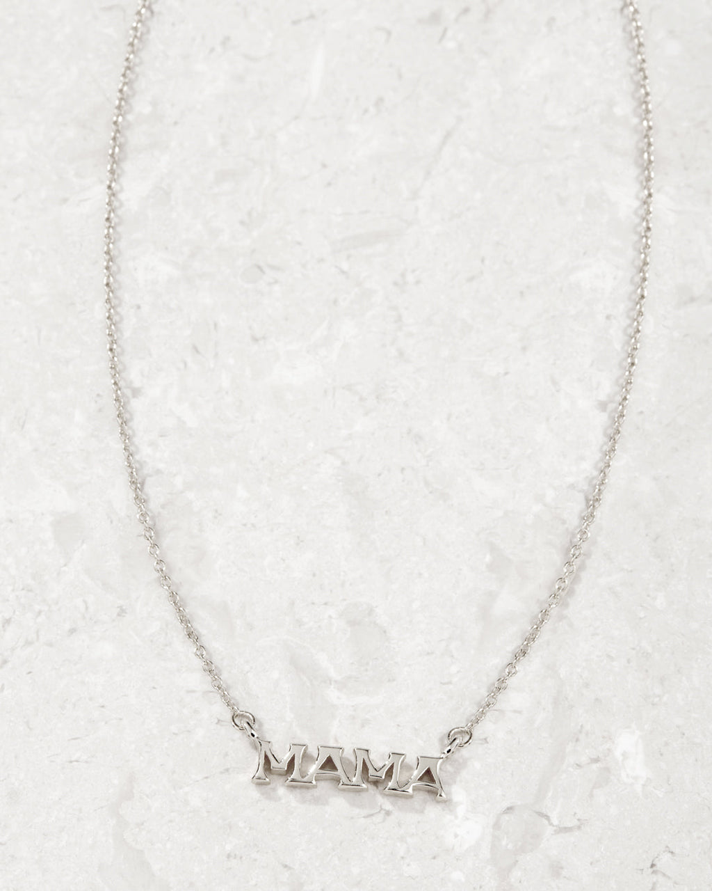 Mini Nameplate Necklace [Vintage] — alternate angle